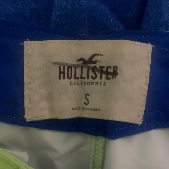 NWT HOLLISTER CALIFORNIA MEN'S BLUE, GREEN, WHITE STRIPED BOARD SHORTS SMALL - Picture 5 of 10